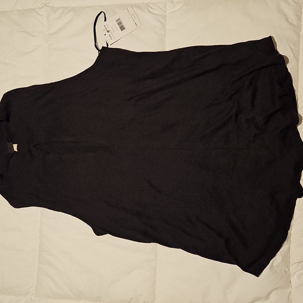 Free People Charcoal Tank Top